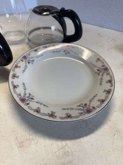 Clear Glass , China Set, 1976 Plate