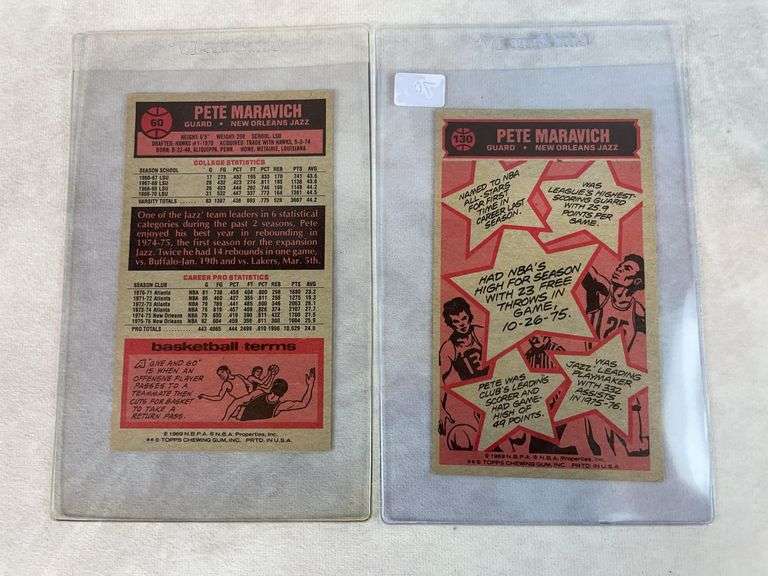 1976-77 Topps Pete Maravich #60 & #130