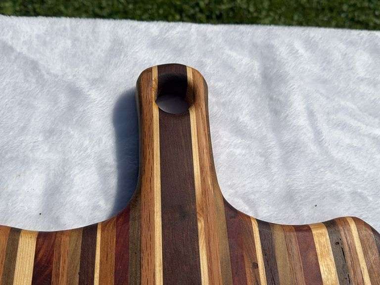 (2) Homemade Wooden Charcuterie Boards