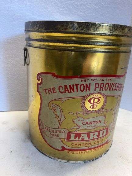 Canton Lard Tin