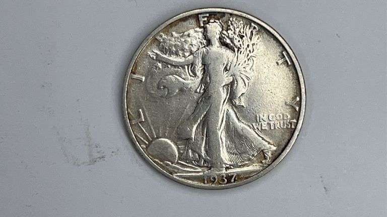 1937 -S Walking Liberty Half Dollar