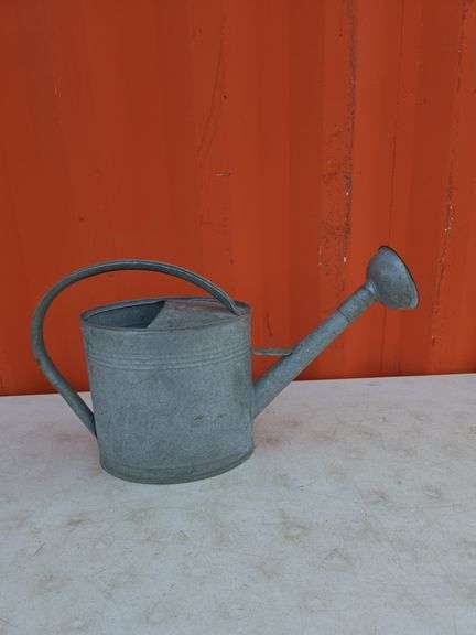 GALVANIZED WATERING CAN