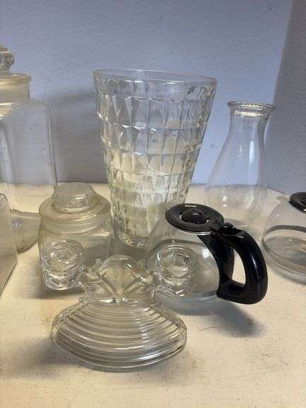Clear Glass , China Set, 1976 Plate