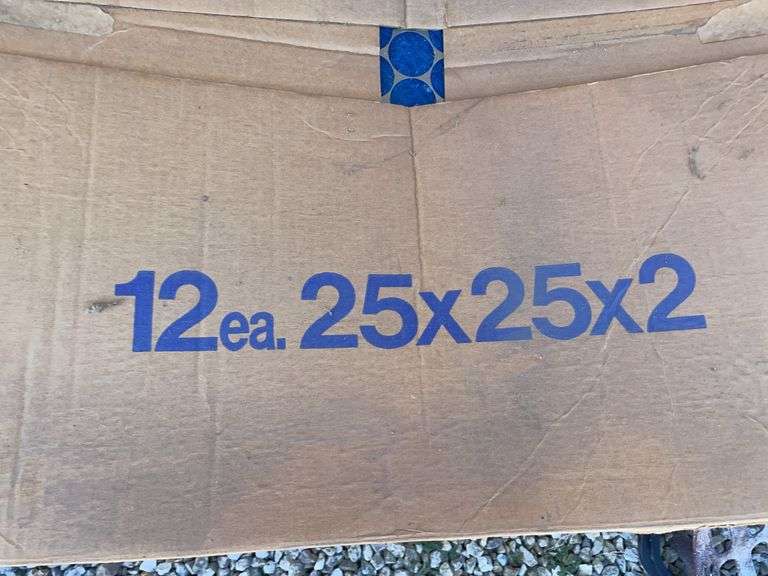 (3) boxes of furnace and and central air conditioning filters