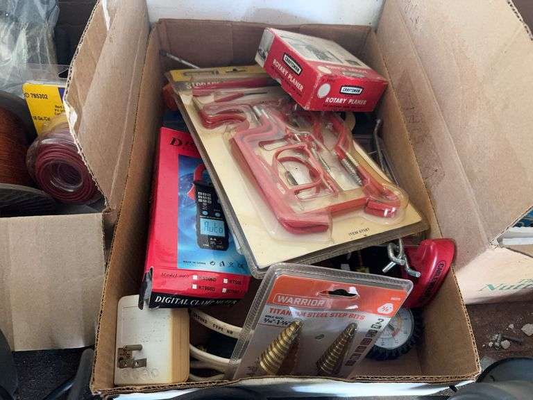 Box of Misc Shop Tools