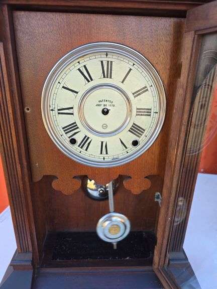 SETH THOMAS CITY SERIES ALBION MODEL WINDUP MANTLE CLOCK 1878