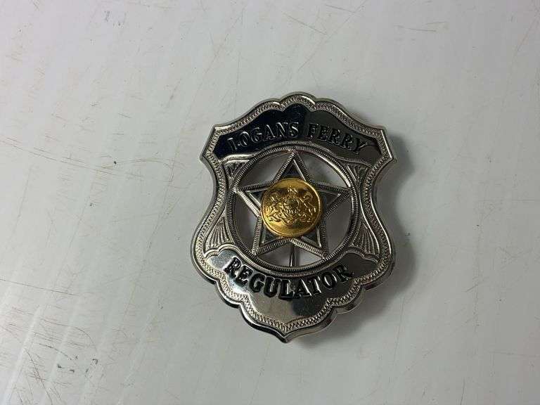 Logans Ferry Regulator Badge #021 "Real"