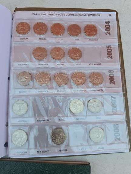 133 STATE QUARTERS IN 2 ALBUMS