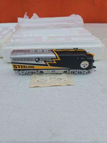 BACHMANS PITTSBURGH STEELERS TRAIN LOCOMOTIVE
