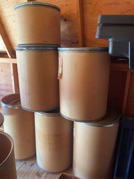 (10) drums of various sizes - some 400 lb.