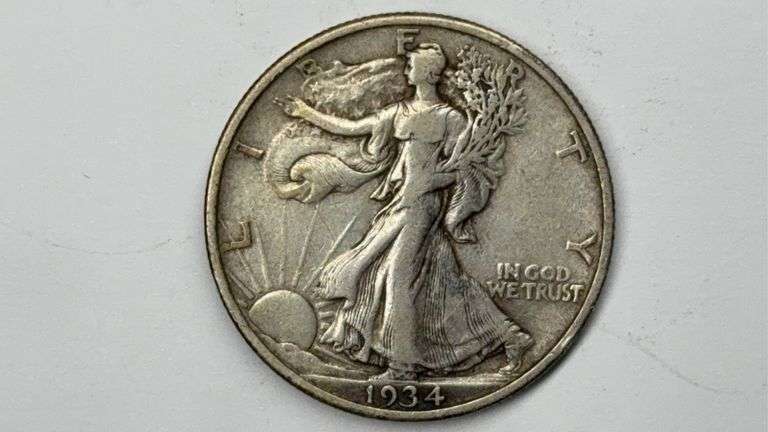 1934-S Walking Liberty Half Dollar