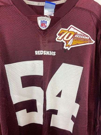 Washington Redskins, 70th anniversary, Reebok, burgandy/white, Trotter