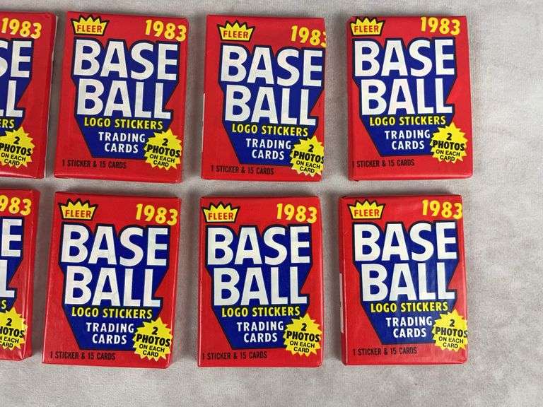 (10) 1983 Fleer Baseball Packs