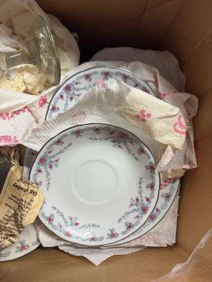 Clear Glass , China Set, 1976 Plate
