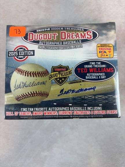 2025 Tristar Dugout Dreams Autographed Baseball Box Factory Sealed