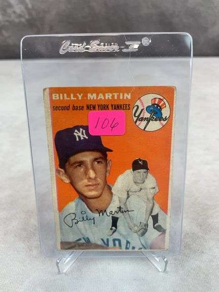 1954 Topps baseball Billy Martin
