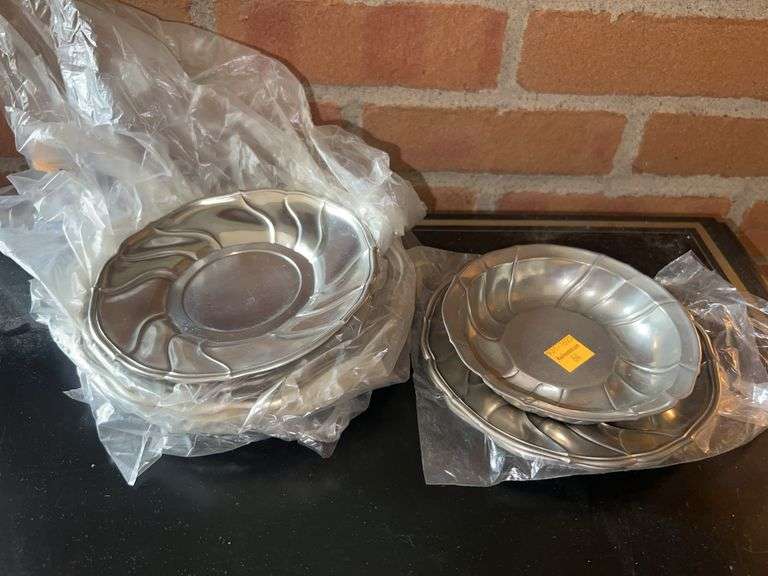 Assorted Pewter Plates