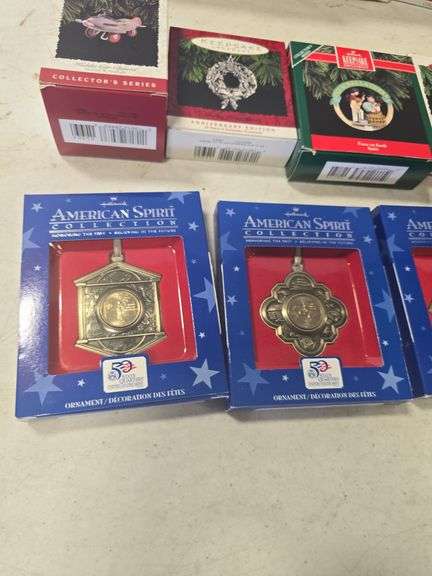 LOT OF MIXED HALLMARK CHRISTMAS ORNAMENTS
