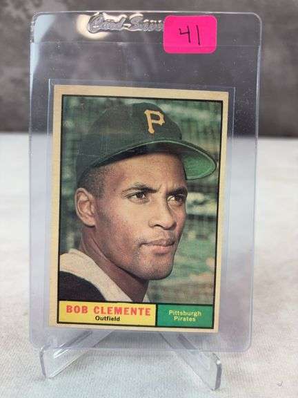 Roberto Clemente 1961 Topps #388 EX-EXMT