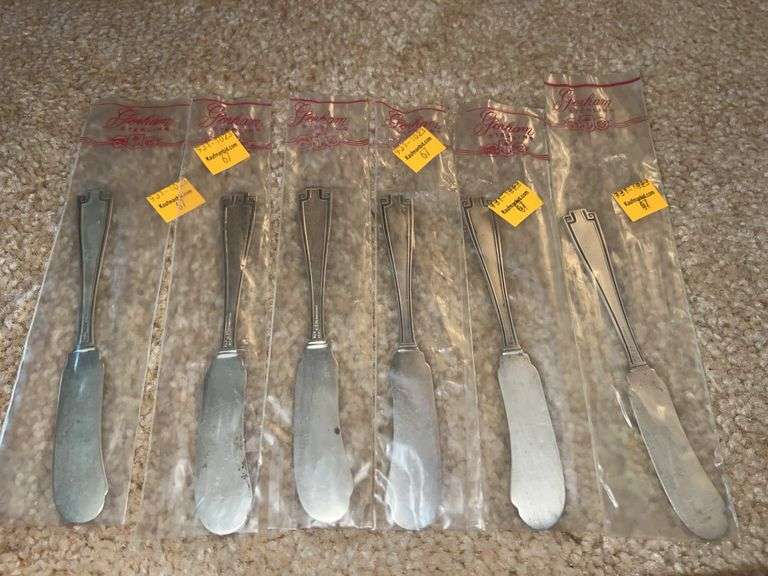 (6) Sterling Silver Butter Knives