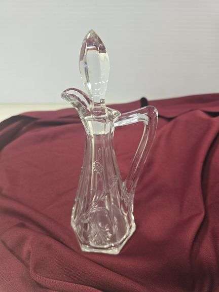 FOSTORIA CRYSTAL DANDELIONS CRUET