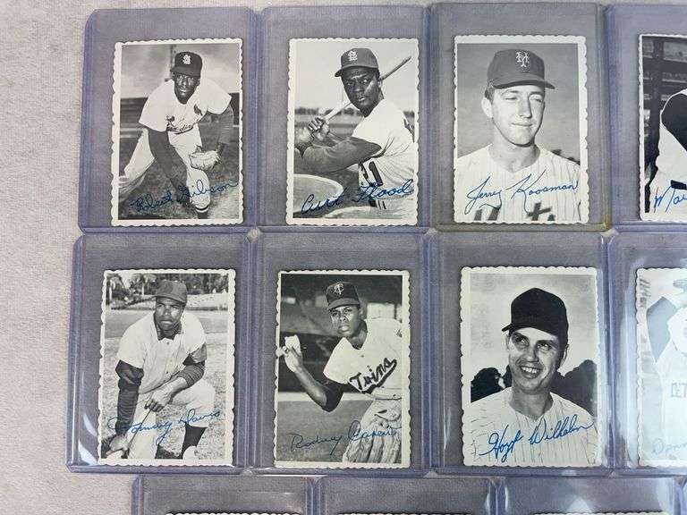 1969 Topps Deckle Edge, 14 cards, no duplicates, many Stars