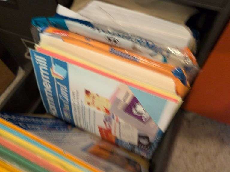Assortment of paper products - some new