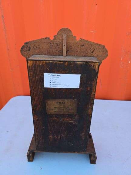 GILBERT ERSA 1885 MANTLE CLOCK WORKS