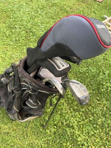 Cobra Golf Clubs w/ Callaway Bag and Top Flight Driver