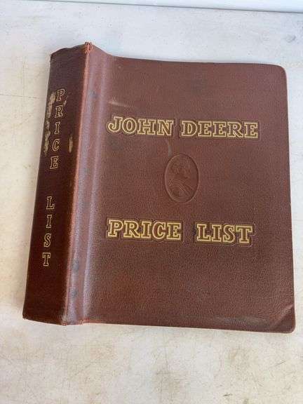 John Deere Plow Company of Columbus price list & other price list booklet
