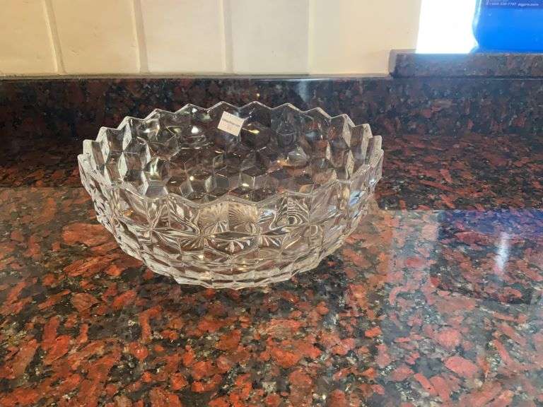 American Fostoria Clear Glass Bowl