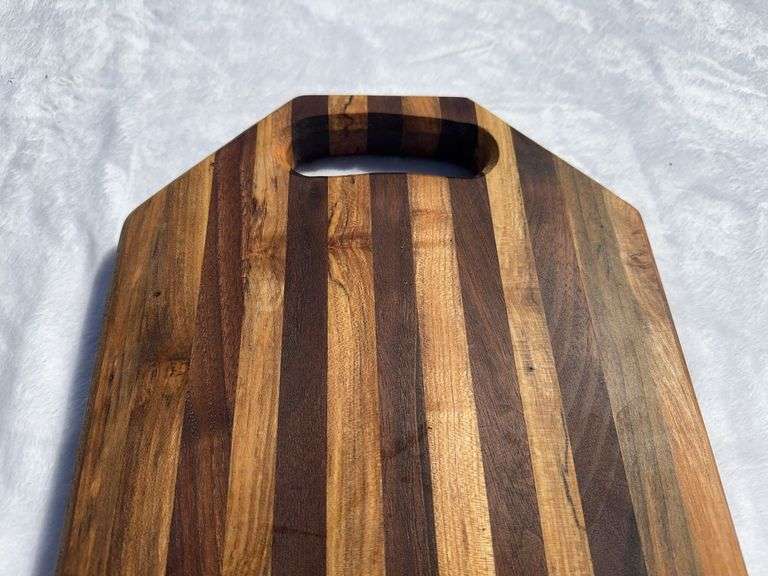 (2) Homemade Wooden Charcuterie Boards