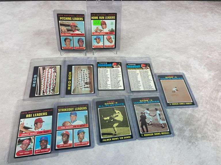 1971 Topps baseball Leaders, Checklists & Play Offs, Team cards