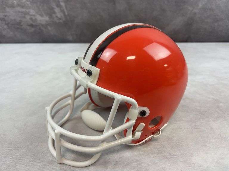 Tim Couch & Kevin Johnson Signed Browns Mini Helmet