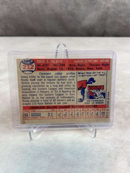 1957 Topps Rocky Colavito (Rookie)