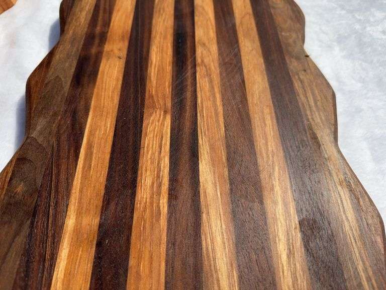 (2) Homemade Wooden Charcuterie Boards