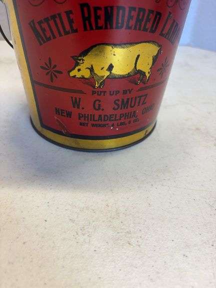 New Philadelphia, Ohio Lard Tin