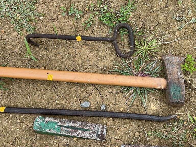 Log Roller, Wedges, Splitting Maul, Ice Hook, Pry Bar
