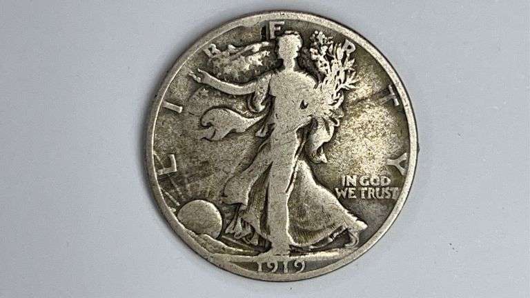 1919 Walking Liberty Half Dollar