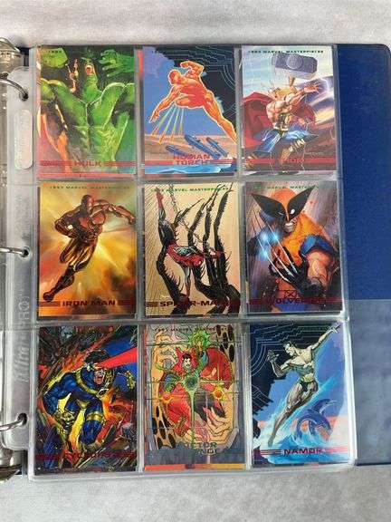 1993 Marvel Masterpieces Complete Set witth Extra Cards