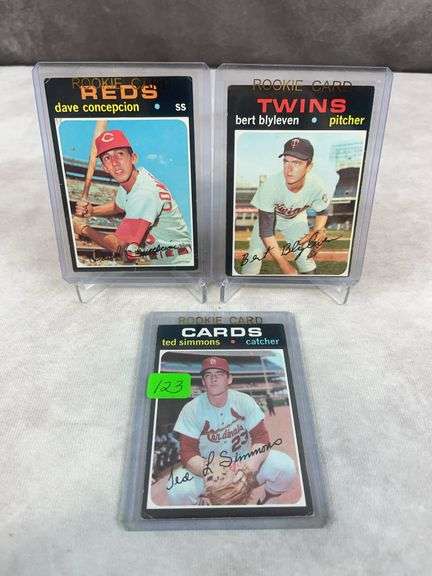 1971 Topps Rookies: Simmons, Blyleven, Concepcion