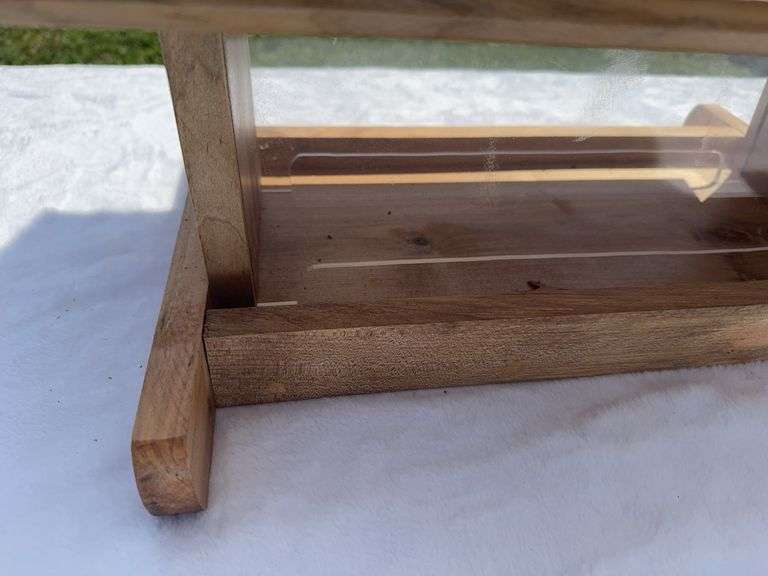 Homemade Wooden Bird Feeder