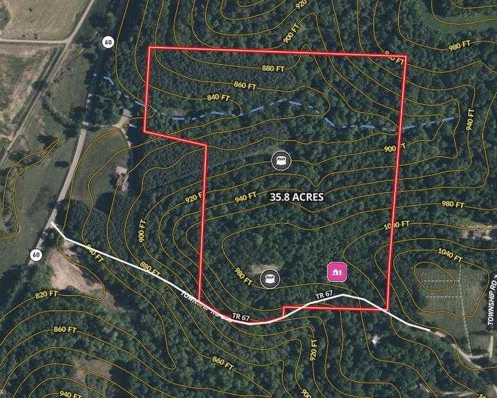 Tunnel Hill Area Land Auction - 35.8 Acres  SOLD $456,450