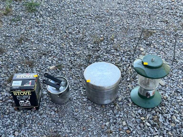 Camp Stove and Coleman Lantern