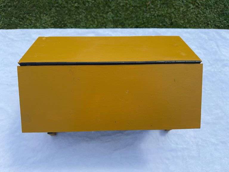 Homemade WVU Wooden Bird Feeder