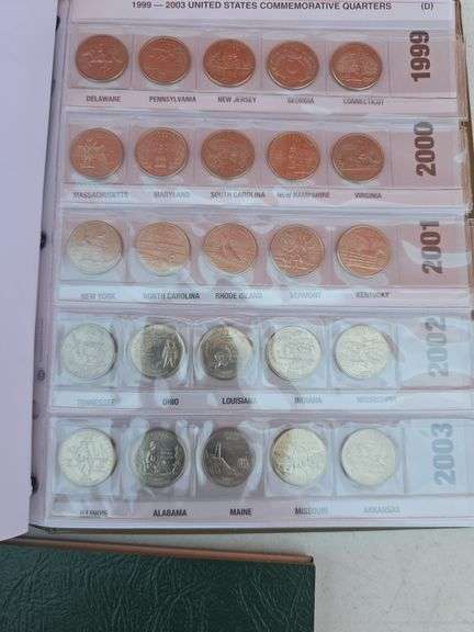 133 STATE QUARTERS IN 2 ALBUMS