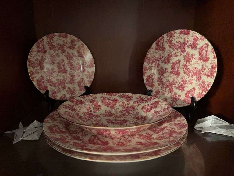 2 Shelves of A Special Place vintage ware 16pcs.