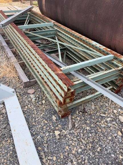 Metal Shelves 36” W 144” L