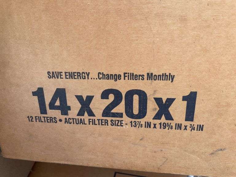 (4) boxes of air filters