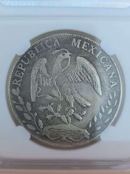1882 MEXICO 8 REALE REPRODUCTION COIN